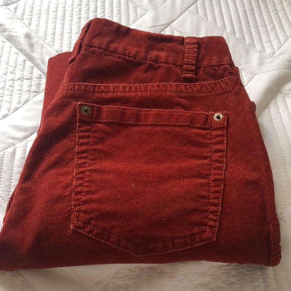 J.Crew Women’s Corduroy Pant Terra-cotta Boot cut Size small Bo ho Autumn core - Picture 15 of 17